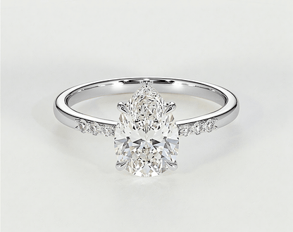 Gemma - Pear - Engagement Rings - Ramzi & Co.®