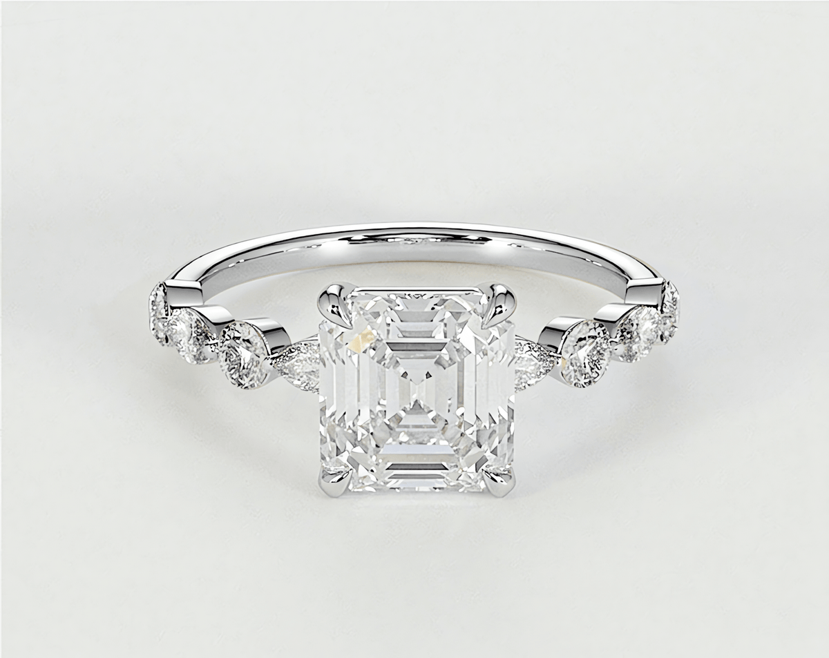 Georgia - Asscher - Engagement Rings - Ramzi & Co.®