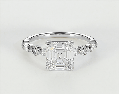 Georgia - Asscher - Engagement Rings - Ramzi & Co.®