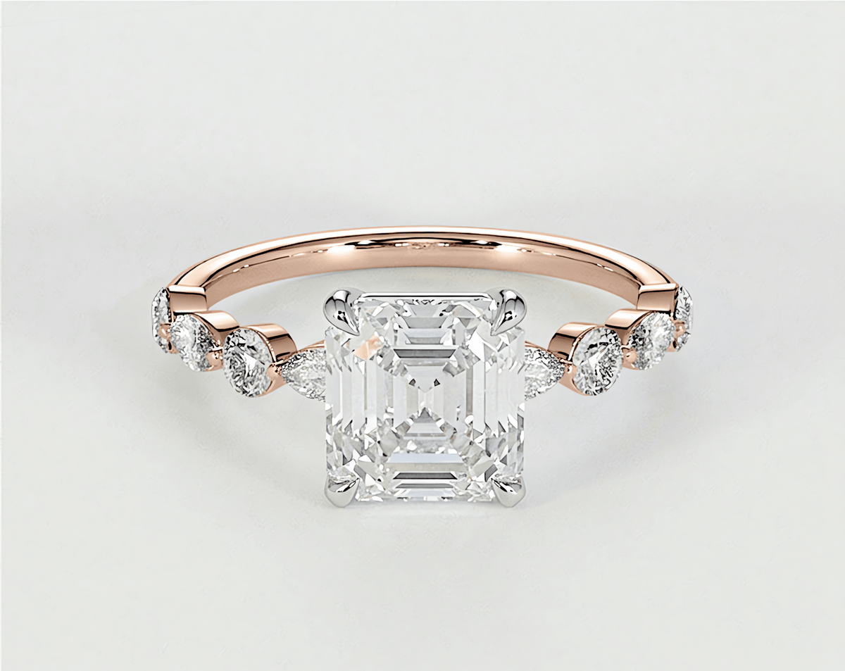 Georgia - Asscher - Engagement Rings - Ramzi & Co.®