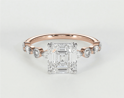 Georgia - Asscher - Engagement Rings - Ramzi & Co.®