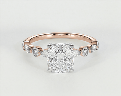 Georgia - Cushion - Engagement Rings - Ramzi & Co.®
