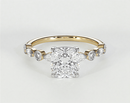 Georgia - Cushion - Engagement Rings - Ramzi & Co.®