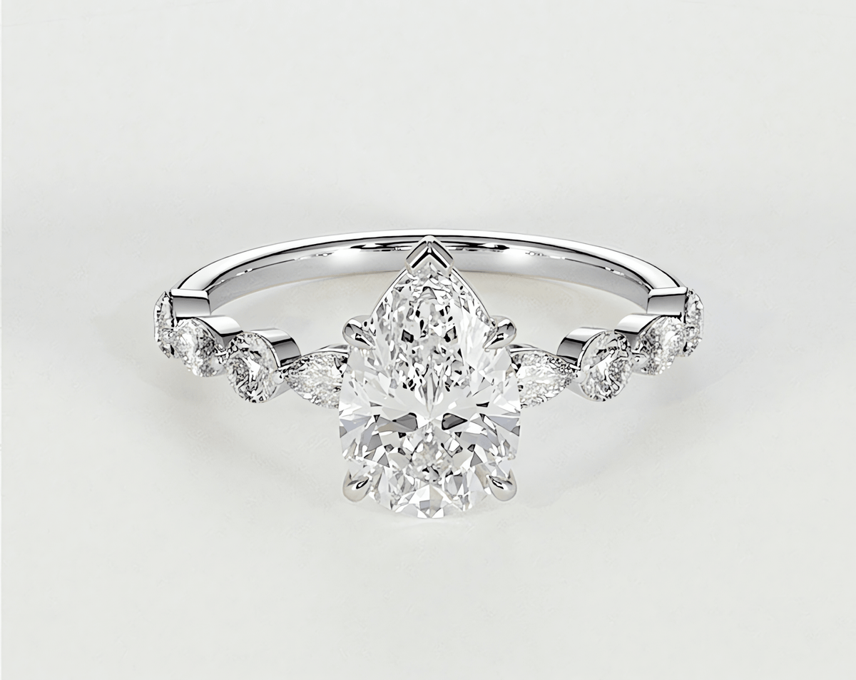 Georgia - Pear - Engagement Rings - Ramzi & Co.®