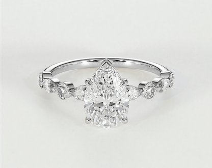 Georgia - Pear - Engagement Rings - Ramzi & Co.®