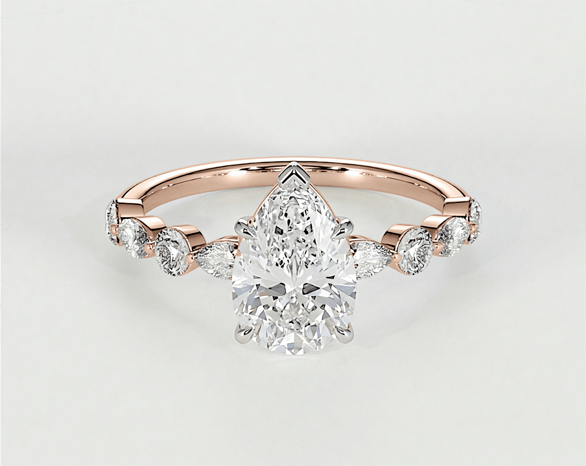 Georgia - Pear - Engagement Rings - Ramzi & Co.®