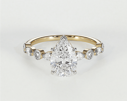 Georgia - Pear - Engagement Rings - Ramzi & Co.®