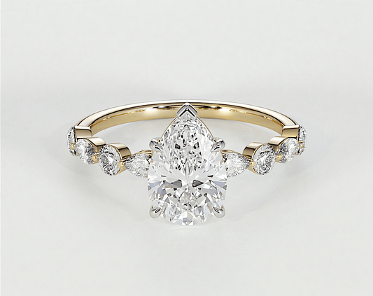 Georgia - Pear - Engagement Rings - Ramzi & Co.®