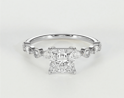 Georgia - Princess - Engagement Rings - Ramzi & Co.®
