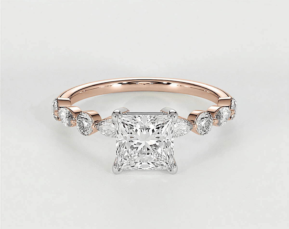 Georgia - Princess - Engagement Rings - Ramzi & Co.®