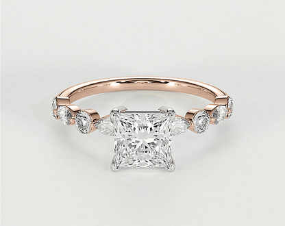 Georgia - Princess - Engagement Rings - Ramzi & Co.®