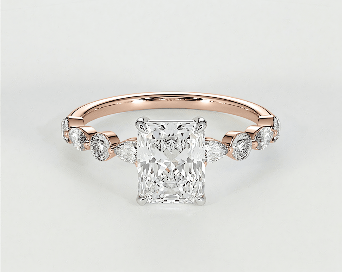 Georgia - Radiant - Engagement Rings - Ramzi & Co.®