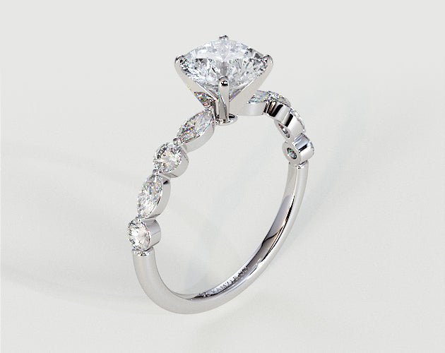 Georgia - Radiant - Engagement Rings - Ramzi & Co.®