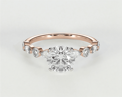 Georgia - Round - Engagement Rings - Ramzi & Co.®