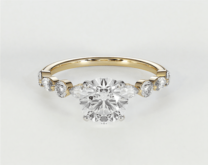 Georgia - Round - Engagement Rings - Ramzi & Co.®