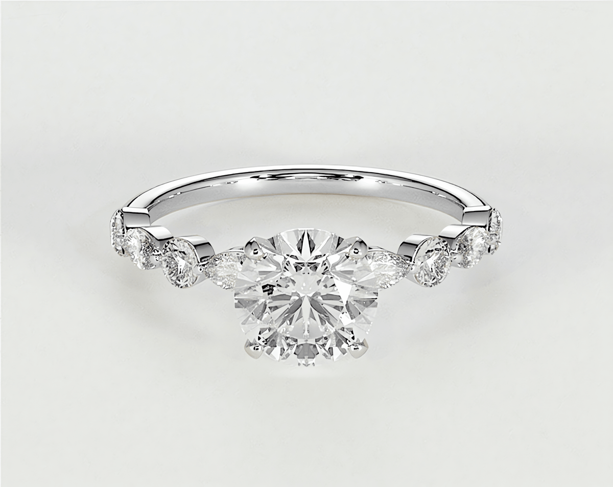 Georgia - Round - Engagement Rings - Ramzi & Co.®