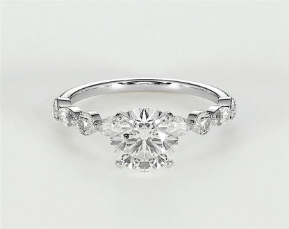 Georgia - Round - Engagement Rings - Ramzi & Co.®