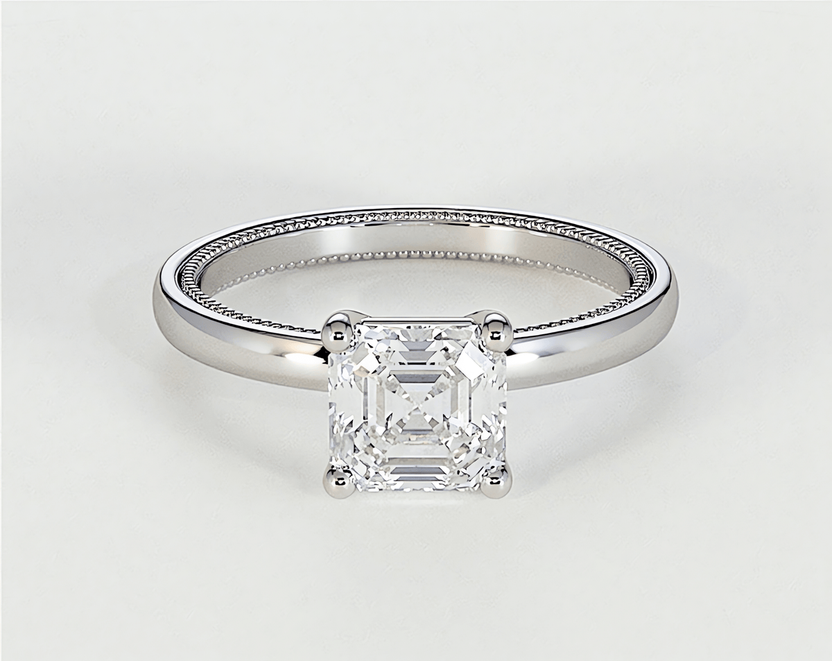 Gloria - Asscher - Engagement Rings - Ramzi & Co.®