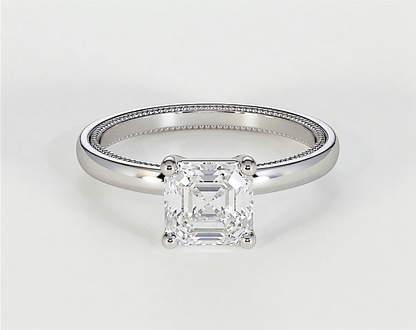 Gloria - Asscher - Engagement Rings - Ramzi & Co.®