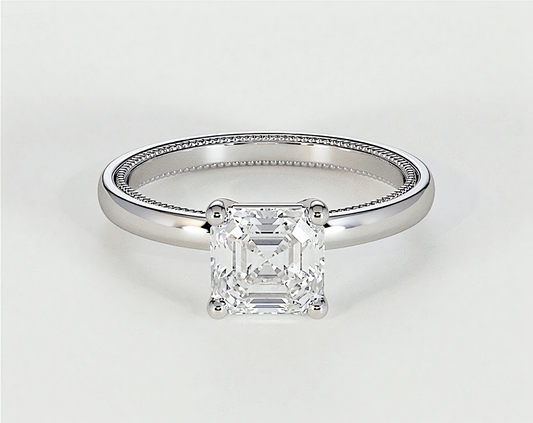 Gloria - Asscher - Engagement Rings - Ramzi & Co.®
