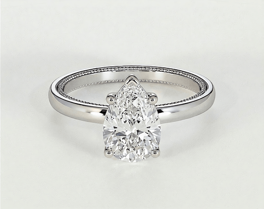 Gloria - Pear - Engagement Rings - Ramzi & Co.®