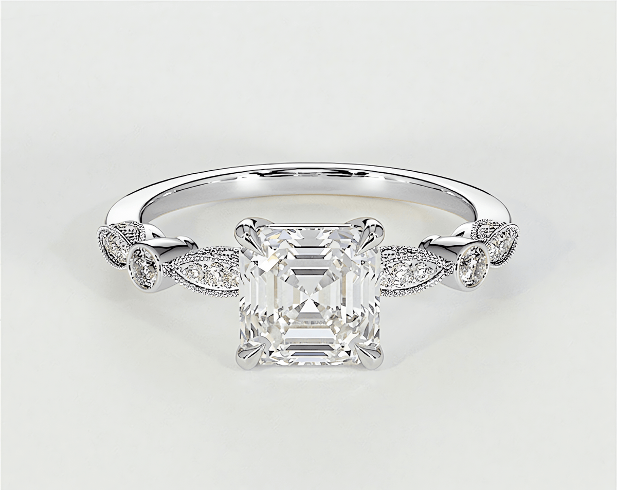 Grace - Asscher - Engagement Rings - Ramzi & Co.®