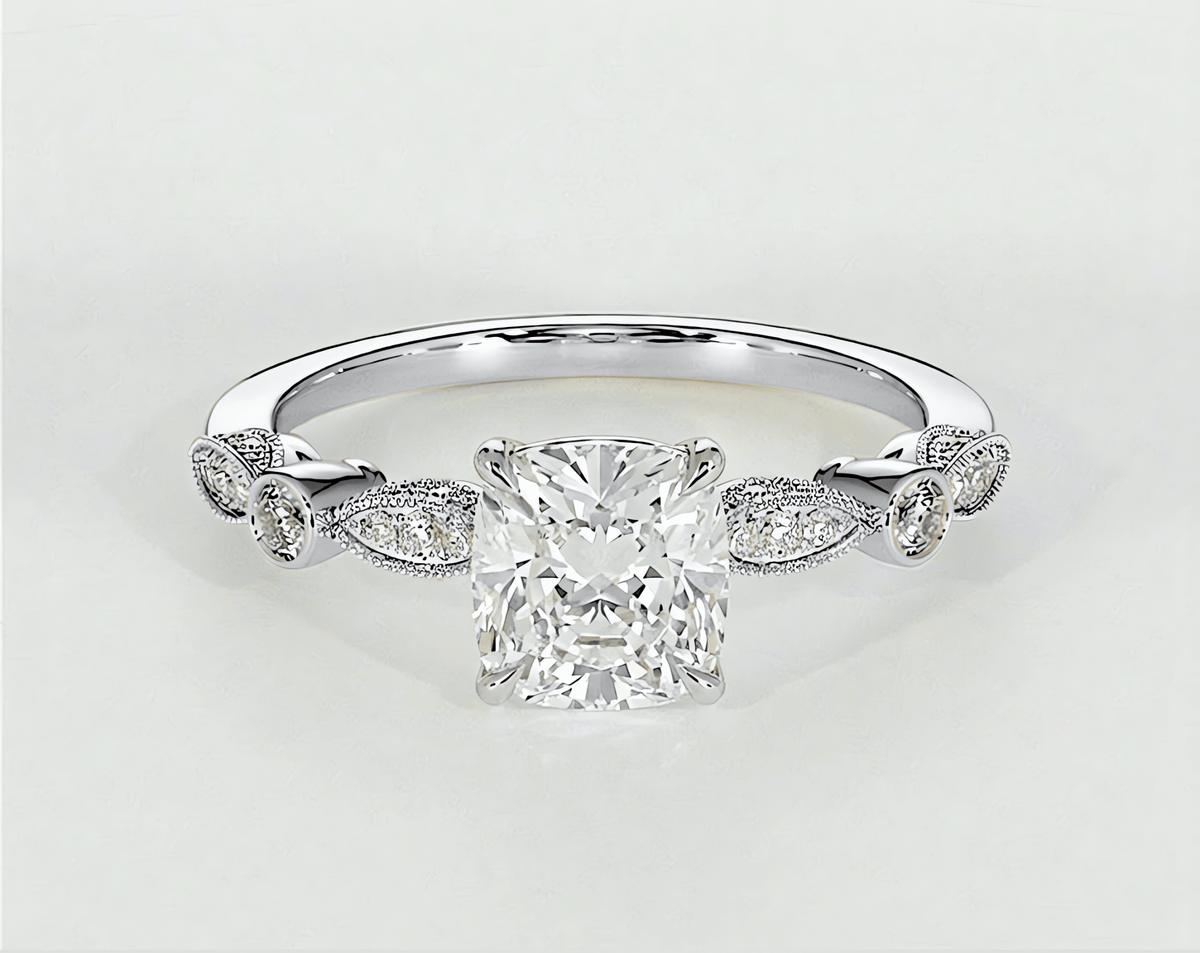 Grace - Cushion - Engagement Rings - Ramzi & Co.®