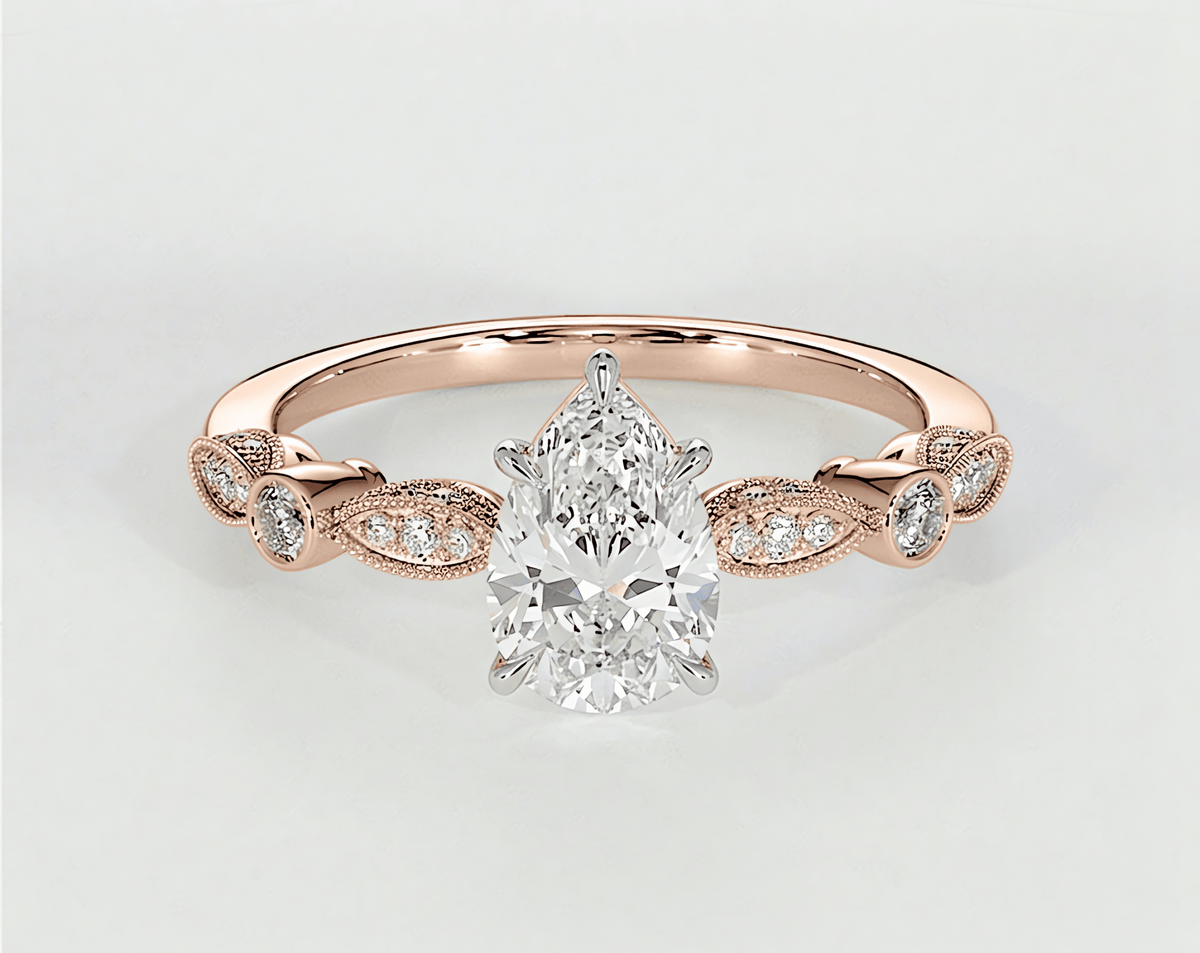 Grace - Pear - Engagement Rings - Ramzi & Co.®