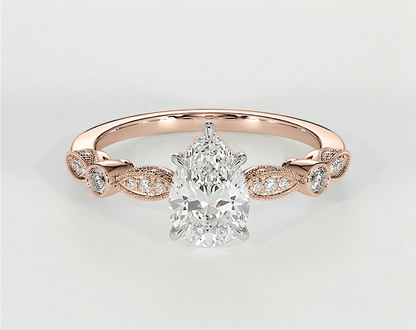 Grace - Pear - Engagement Rings - Ramzi & Co.®