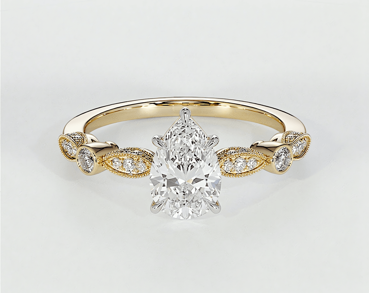 Grace - Pear - Engagement Rings - Ramzi & Co.®