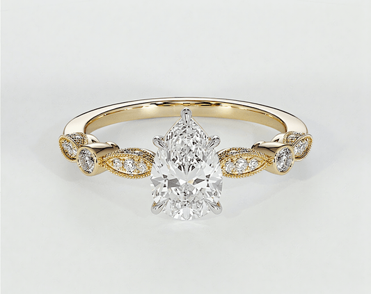 Grace - Pear - Engagement Rings - Ramzi & Co.®