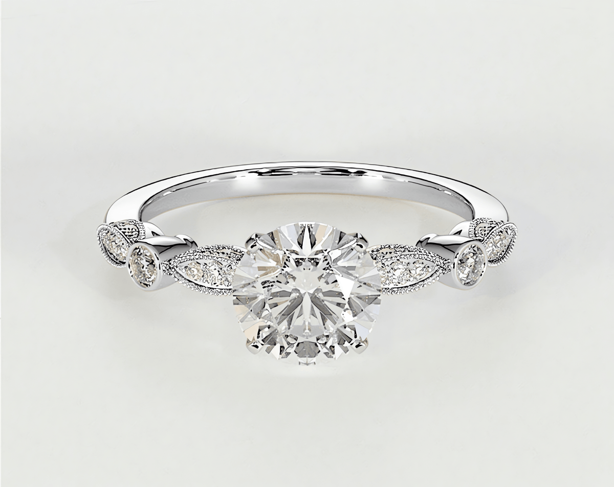 Grace - Round - Engagement Rings - Ramzi & Co.®