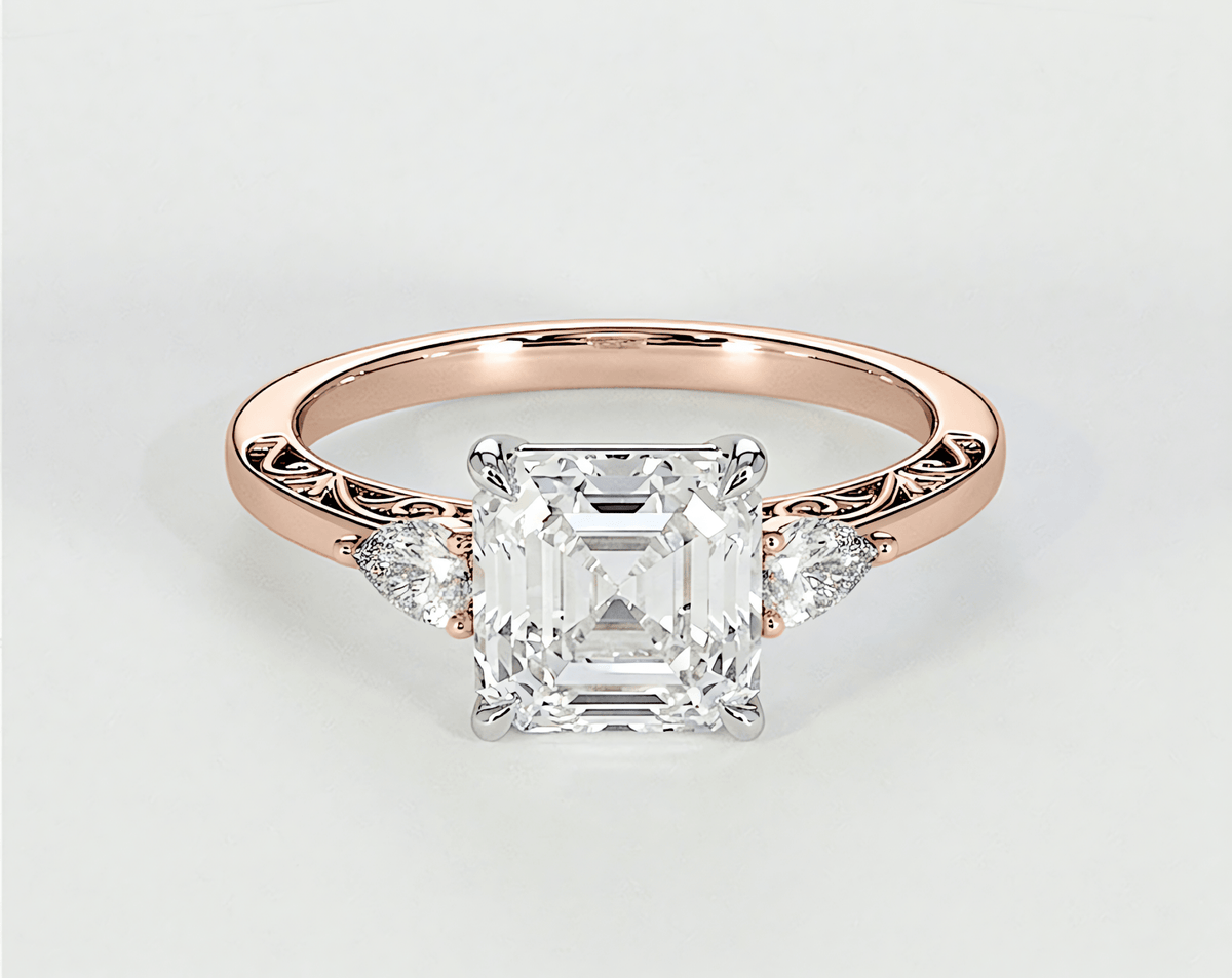 Haalah - Asscher - Engagement Rings - Ramzi & Co.®