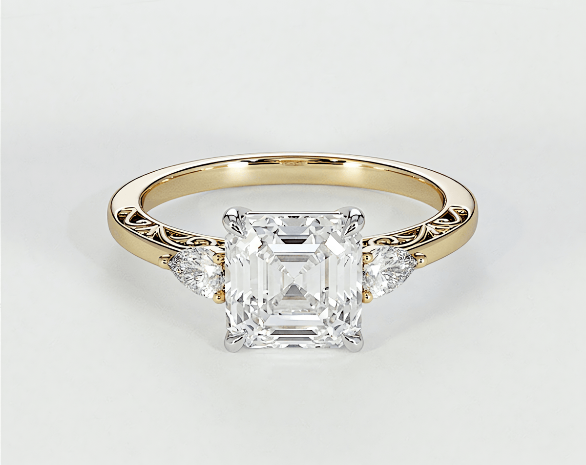 Haalah - Asscher - Engagement Rings - Ramzi & Co.®