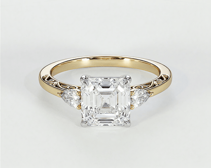 Haalah - Asscher - Engagement Rings - Ramzi & Co.®