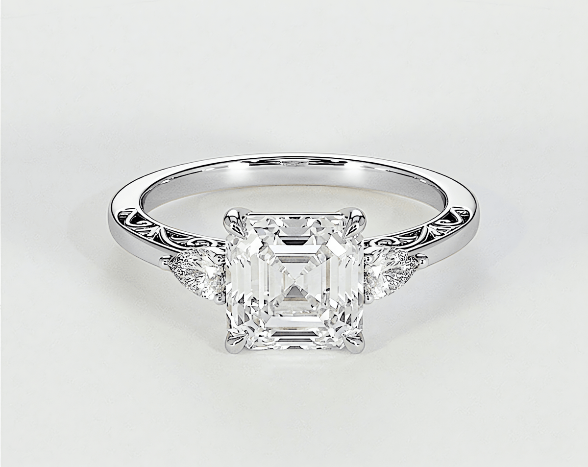 Haalah - Asscher - Engagement Rings - Ramzi & Co.®