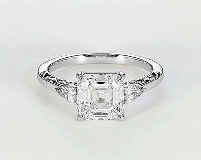 Haalah - Asscher - Engagement Rings - Ramzi & Co.®