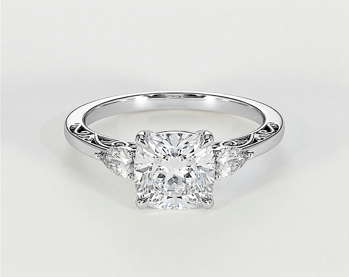 Haalah - Cushion - Engagement Rings - Ramzi & Co.®