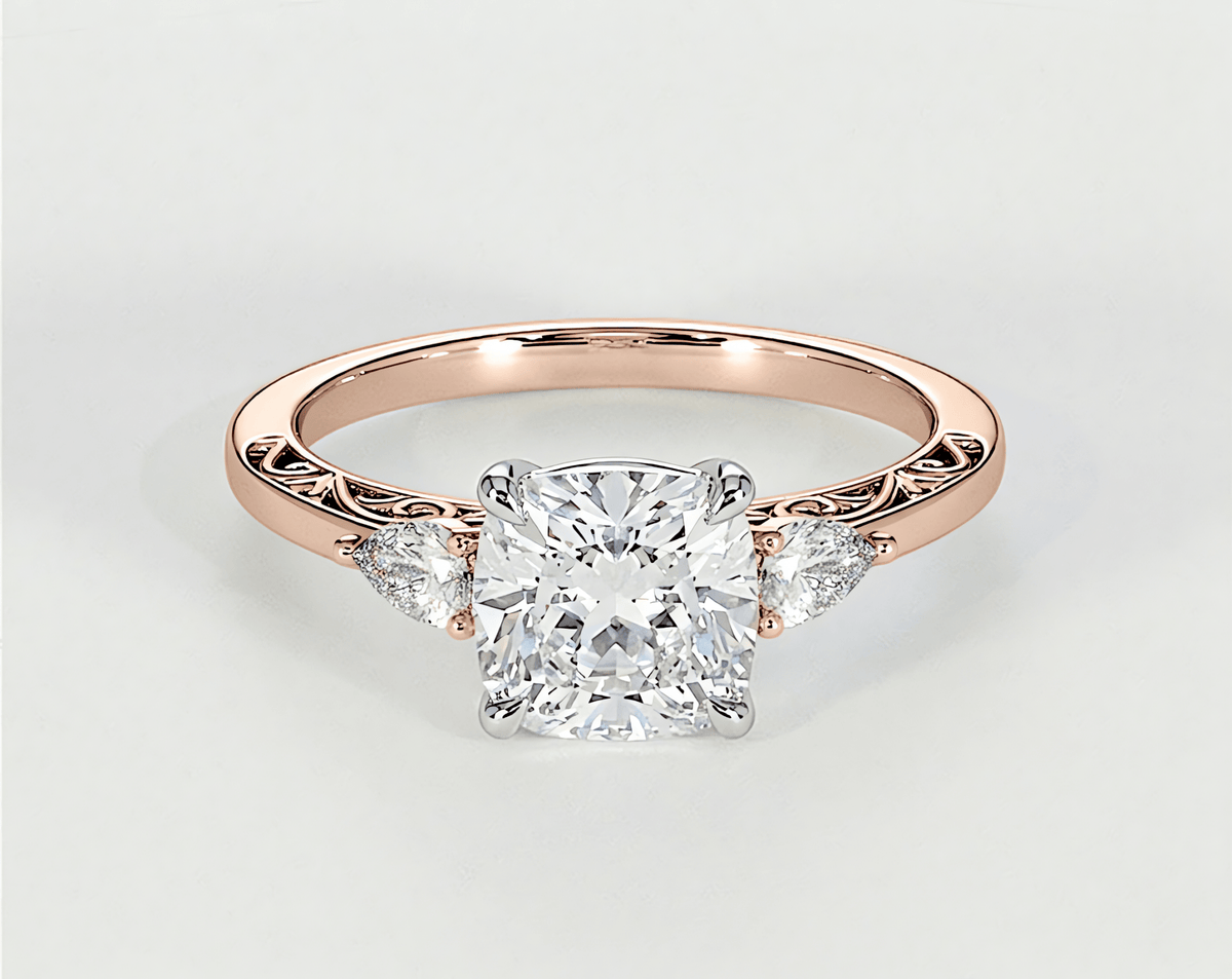 Haalah - Cushion - Engagement Rings - Ramzi & Co.®