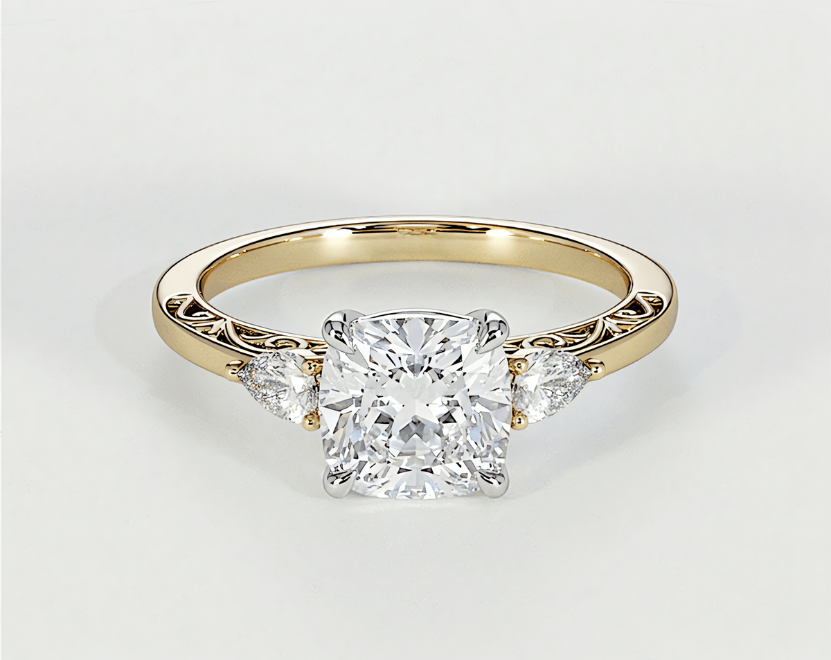 Haalah - Cushion - Engagement Rings - Ramzi & Co.®
