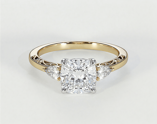 Haalah - Cushion - Engagement Rings - Ramzi & Co.®