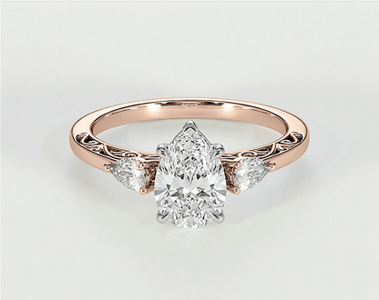 Haalah - Pear - Engagement Rings - Ramzi & Co.®