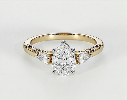 Haalah - Pear - Engagement Rings - Ramzi & Co.®
