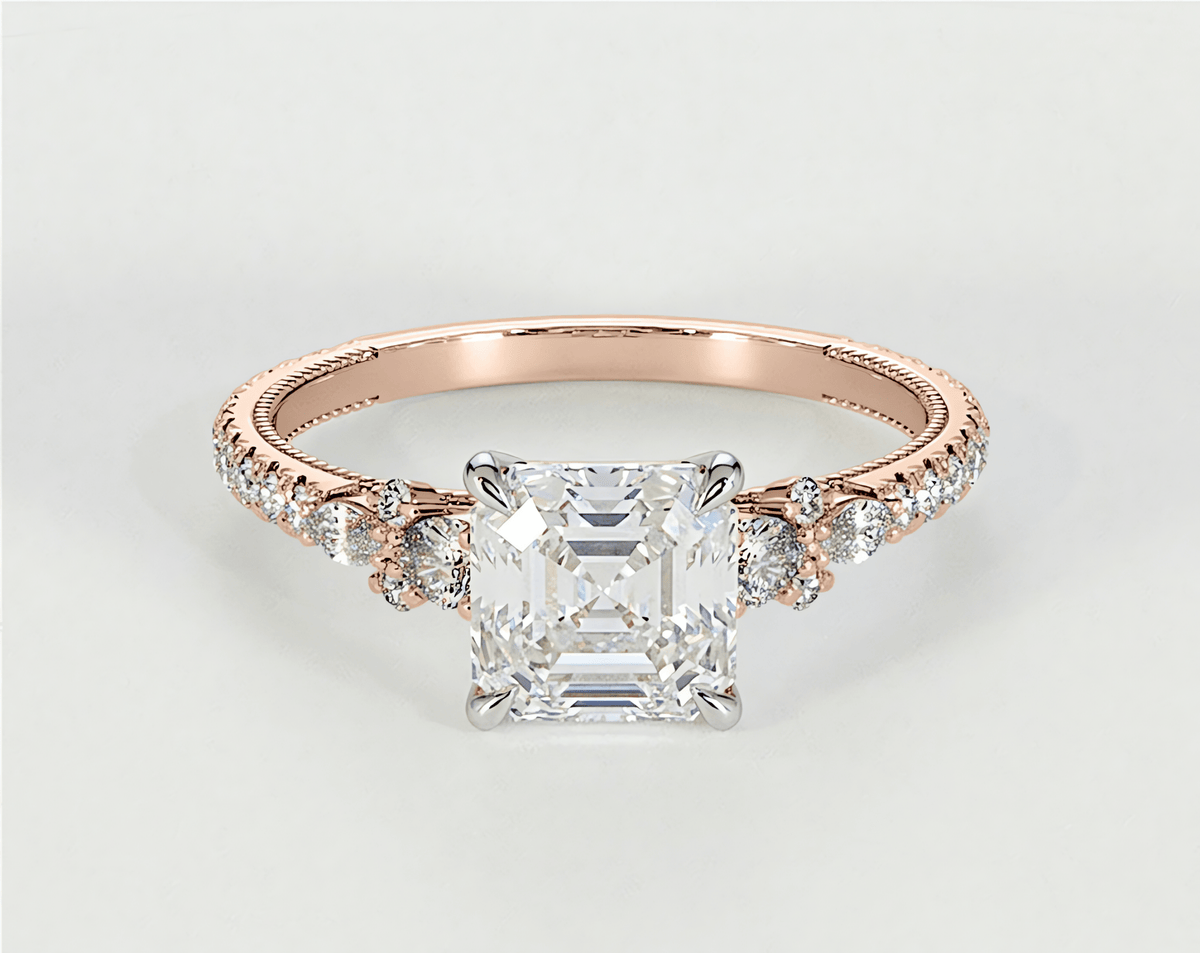 Hannah - Asscher - Engagement Rings - Ramzi & Co.®