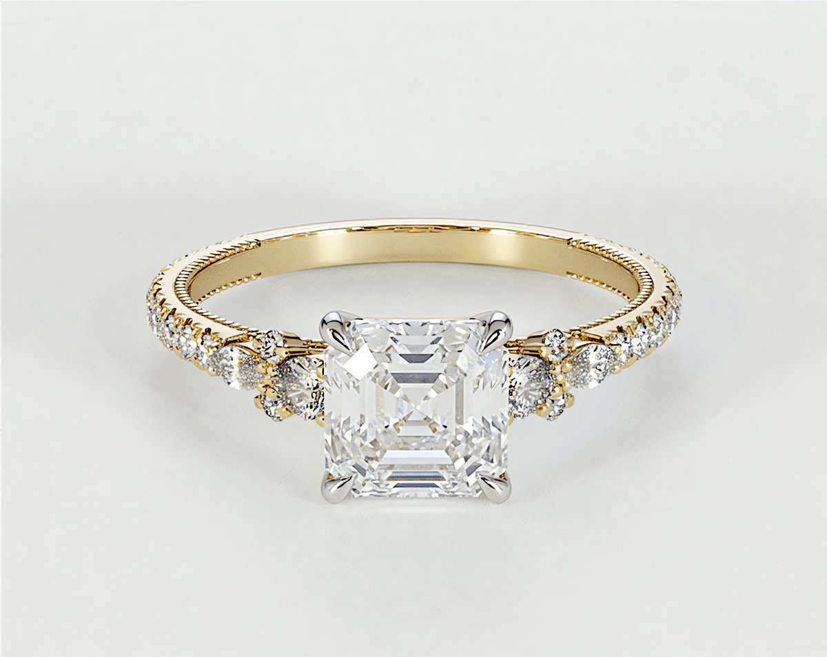 Hannah - Asscher - Engagement Rings - Ramzi & Co.®