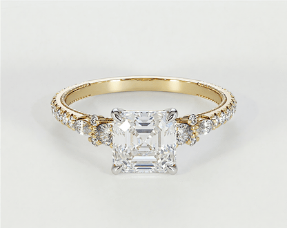 Hannah - Asscher - Engagement Rings - Ramzi & Co.®
