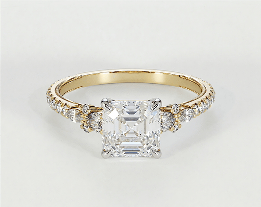 Hannah - Asscher - Engagement Rings - Ramzi & Co.®