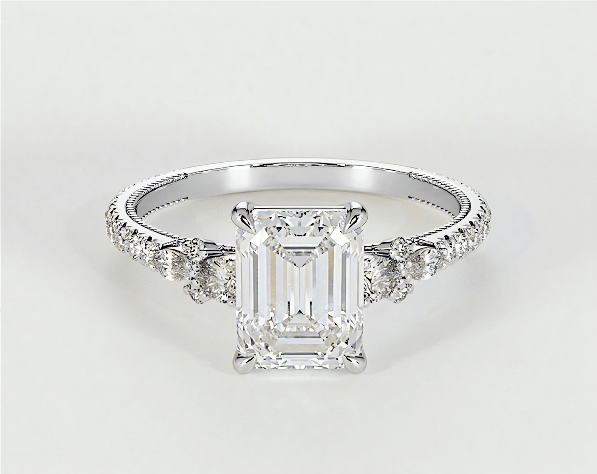 Hannah - Emerald - Engagement Rings - Ramzi & Co.®