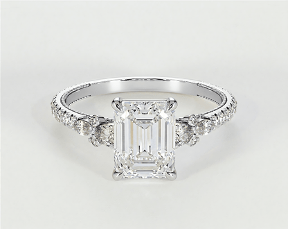 Hannah - Emerald - Engagement Rings - Ramzi & Co.®