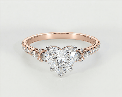 Hannah - Heart - Engagement Rings - Ramzi & Co.®